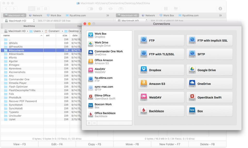 Commander One for Amazon S3 Screenshot